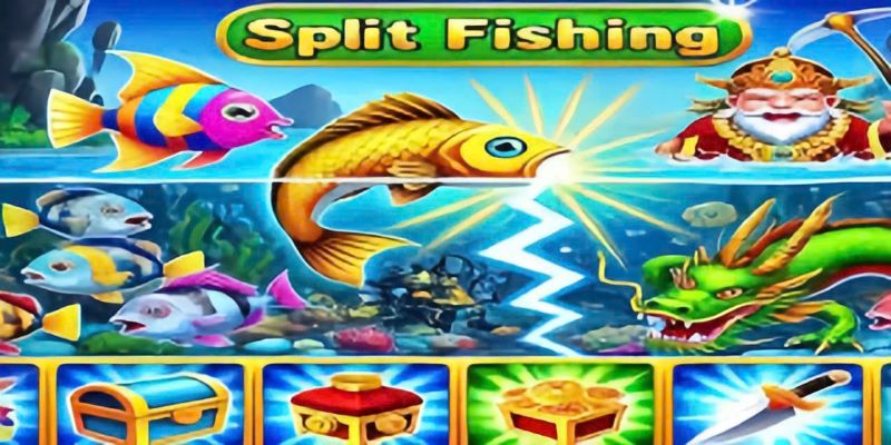 Bắn Cá Split Fishing tại VANDO88 cơ chế Split Shot