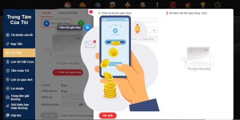 Hướng dẫn nạp tiền qua nhiều hình thức 